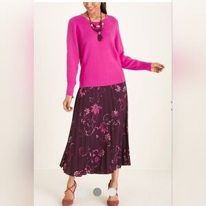 Chico - Women pleated skirt Size 10